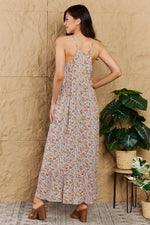 HEYSON Take Your Chances Floral Halter Neck Maxi Dress