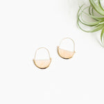 Chloe Natural Stone Earrings in Blush