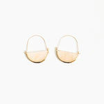 Chloe Natural Stone Earrings in Blush