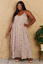 HEYSON Take Your Chances Floral Halter Neck Maxi Dress