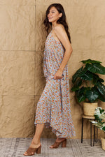 HEYSON Take Your Chances Floral Halter Neck Maxi Dress