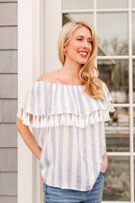 Set Yourself Free Striped Top