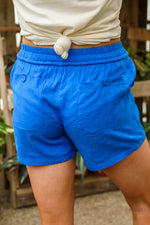 Start the Day Shorts in Blue