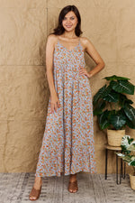 HEYSON Take Your Chances Floral Halter Neck Maxi Dress