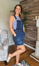 Agnes Denim Overall Dress