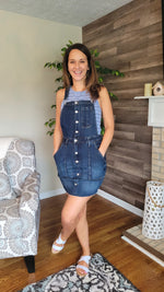 Agnes Denim Overall Dress