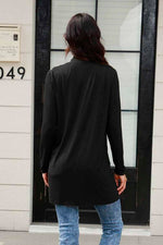 Basic Bae Open Front Long Sleeve Cardigan with Pockets in Multiple Colors