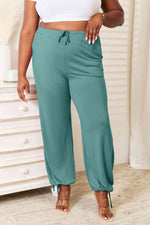 Basic Bae Soft Rayon Drawstring Waist Pants with Pockets in Multiple Colors