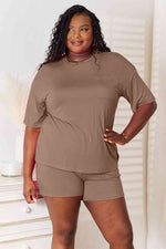 Basic Bae Soft Rayon Half Sleeve Top and Shorts Set in Multiple Colors