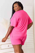 Basic Bae Soft Rayon Half Sleeve Top and Shorts Set in Multiple Colors