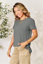 Basic Bae Round Neck Short Sleeve T-Shirt in Multiple Colors