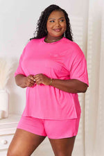 Basic Bae Soft Rayon Half Sleeve Top and Shorts Set in Multiple Colors