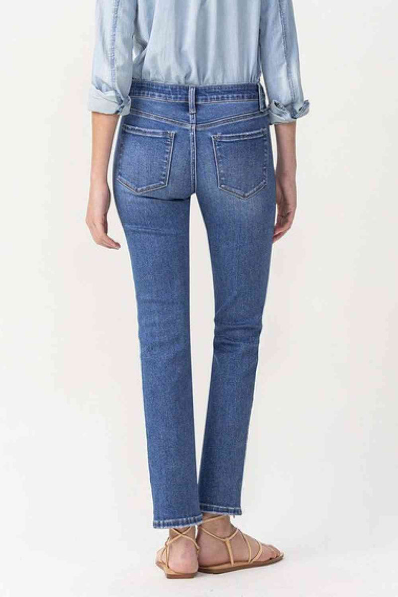 Lovervet Maggie Midrise Slim Ankle Straight Jeans