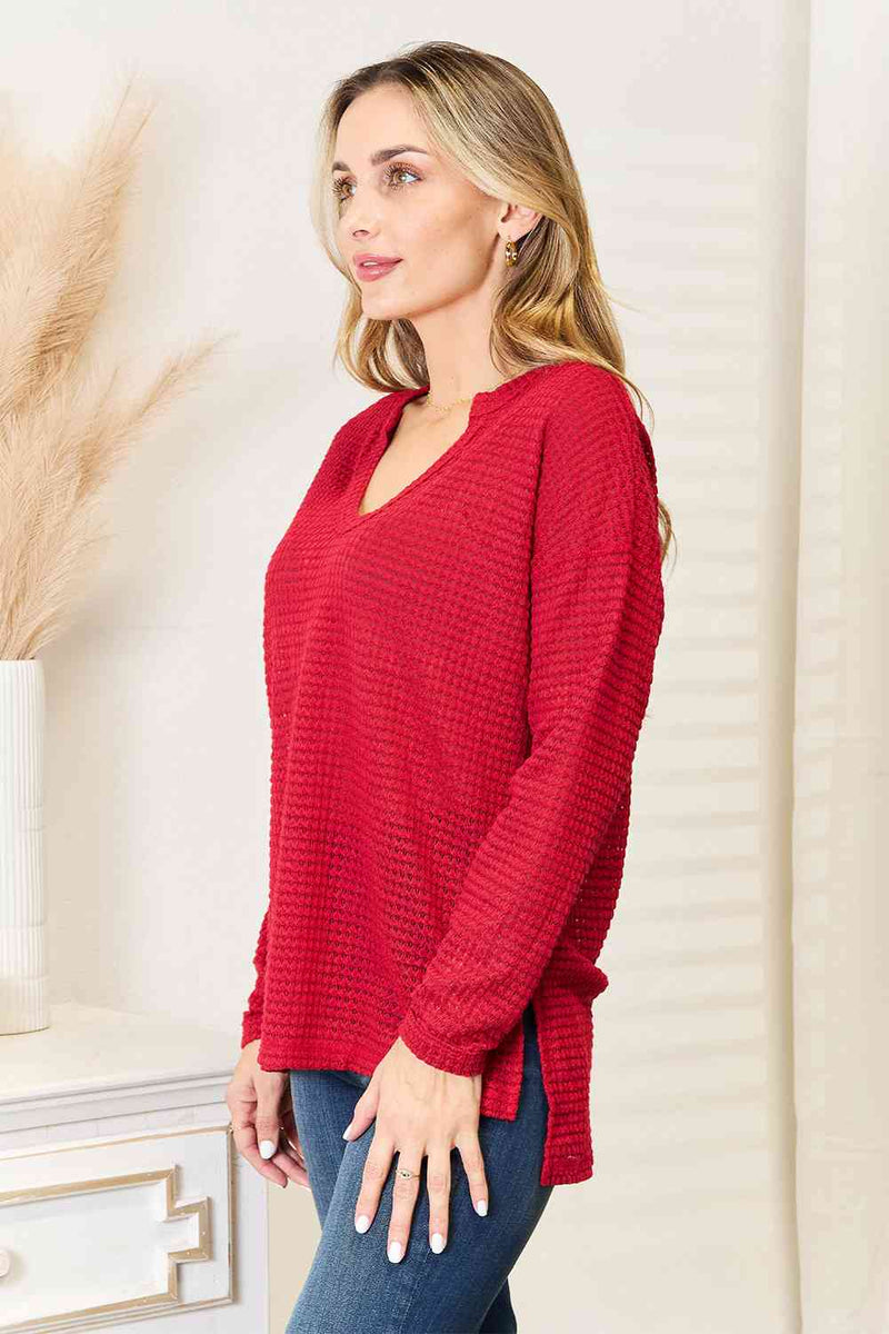 Culture Code Wide Notch Relax Top